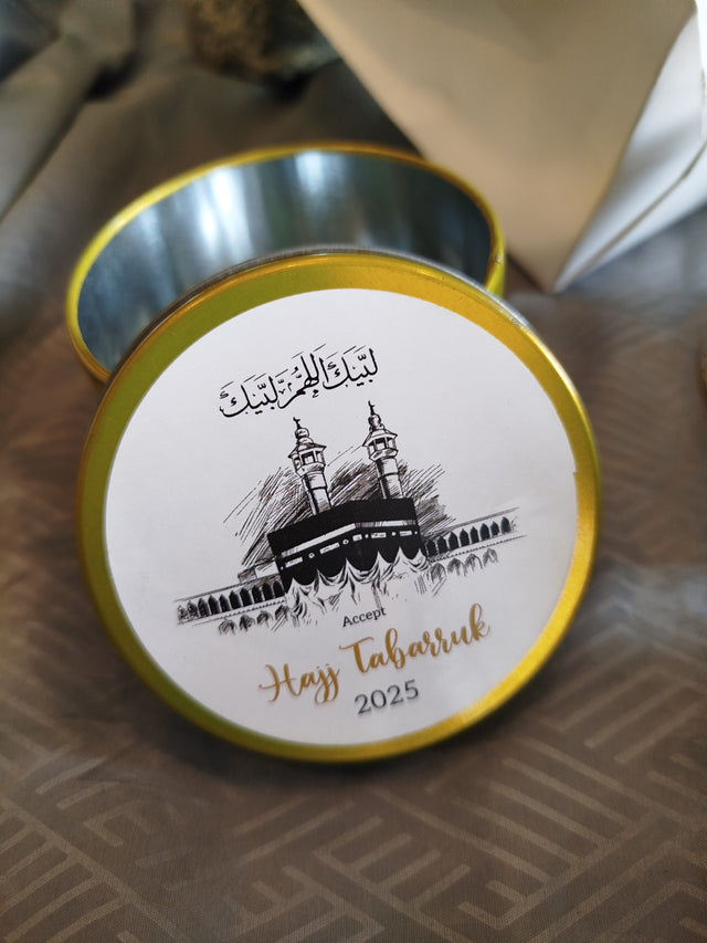 Hajj and Umrah Tin Boxes