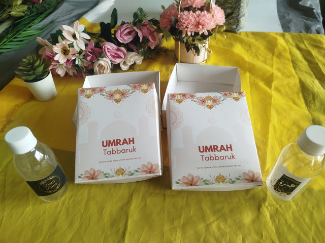 Hajj and Umrah Rectangular Card Boxes
