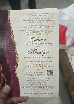 Customized Wedding Cards