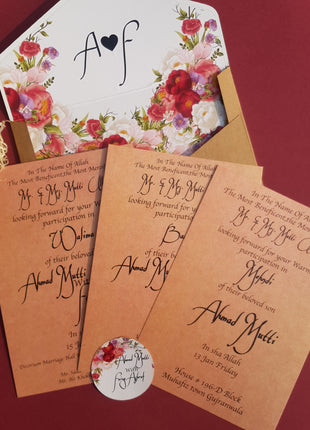 Customized Wedding Cards