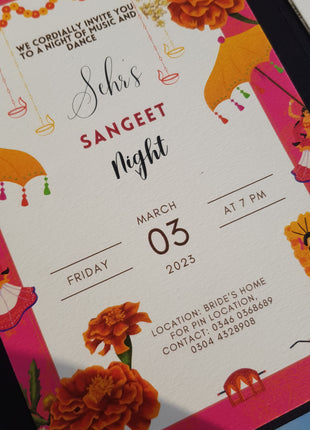 Customized Wedding Card