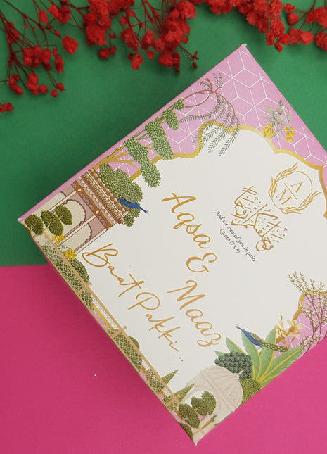 Personalized Card Bid Boxes in Pakistan – Low-Cost Nikkah & Wedding Gift Boxes | Printasy