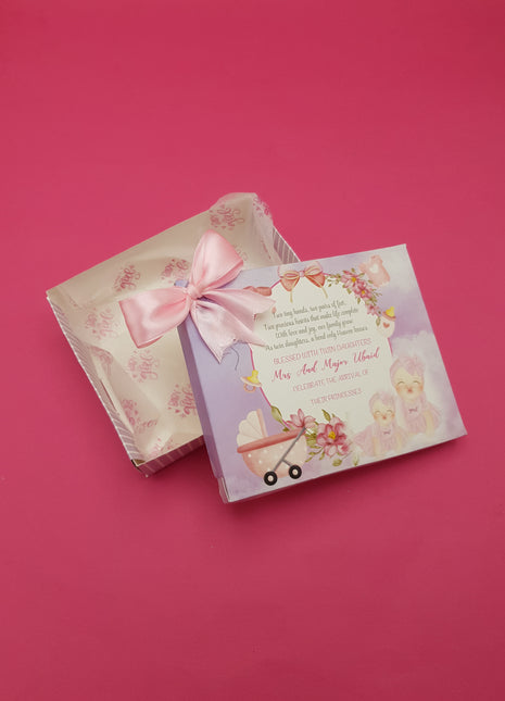 Baby Birth Announcement Boxes in Pakistan | Customized Methai & Sweet Boxes – Lowest Price