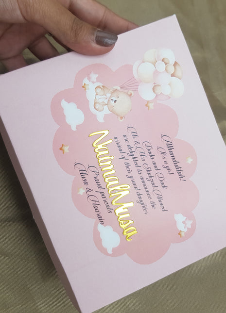 Baby Birth Announcement Boxes in Pakistan | Customized Methai & Sweet Boxes – Lowest Price