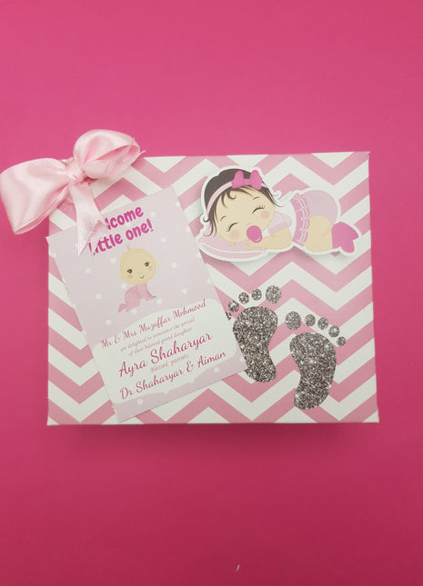 Baby Birth Announcement Boxes in Pakistan | Customized Methai & Sweet Boxes – Lowest Price