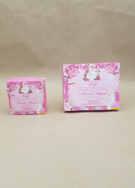 Baby Birth Announcement Boxes in Pakistan | Customized Methai & Sweet Boxes – Lowest Price