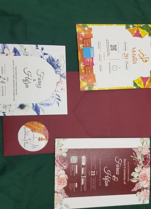 Customized Wedding Cards