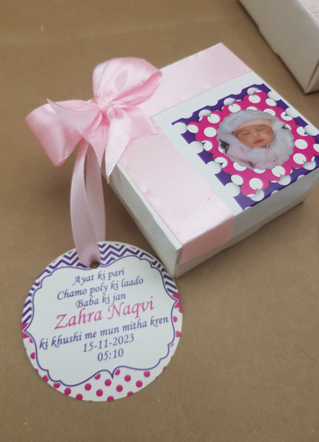 Baby Birth Announcement Boxes in Pakistan | Customized Methai & Sweet Boxes – Lowest Price