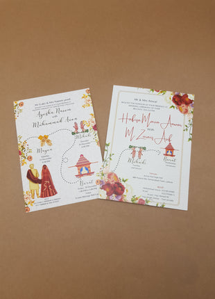 Customized Wedding Cards