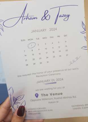 Customized Wedding Card