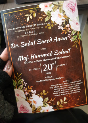 Customized Wedding Cards