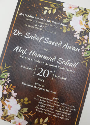 Customized Wedding Cards
