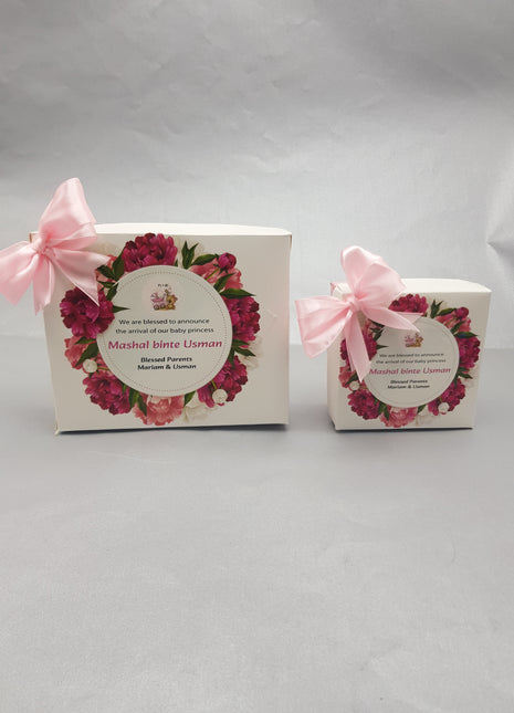 Baby Birth Announcement Boxes in Pakistan | Customized Methai & Sweet Boxes – Lowest Price