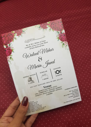 Customized Wedding Card
