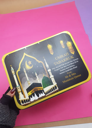Hajj and Umrah Tin Boxes