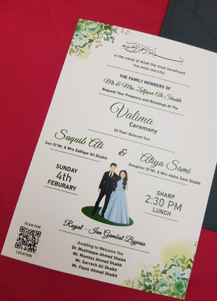 Customized Wedding Card