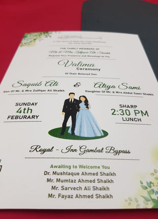Customized Wedding Card
