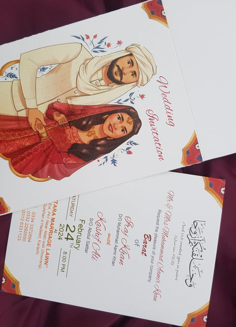 Customized Wedding Card