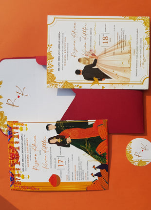 Customized Wedding Cards