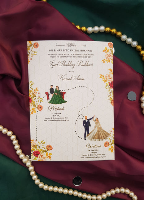 Customized Wedding Card