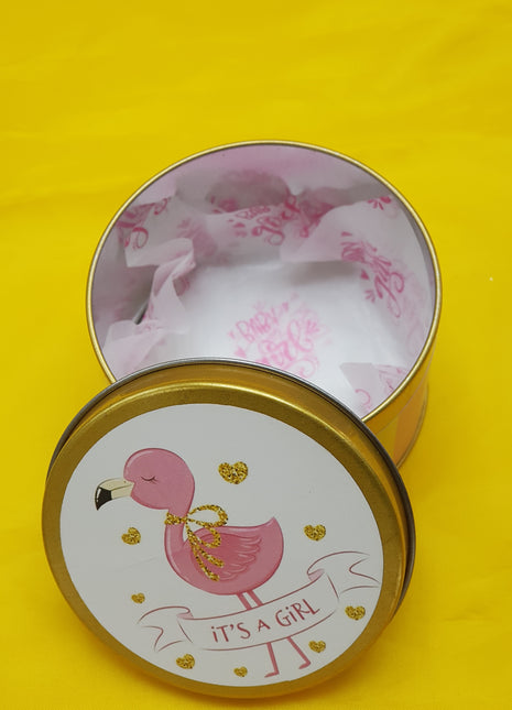 Premium Birth Announcement Tin Boxes – Custom Printed Baby Arrival Gifts & Methie Boxes in Pakistan