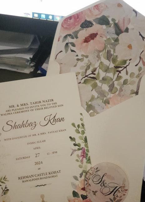 Customized Wedding Card