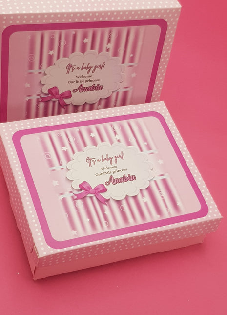 Baby Birth Announcement Boxes in Pakistan | Customized Methai & Sweet Boxes – Lowest Price