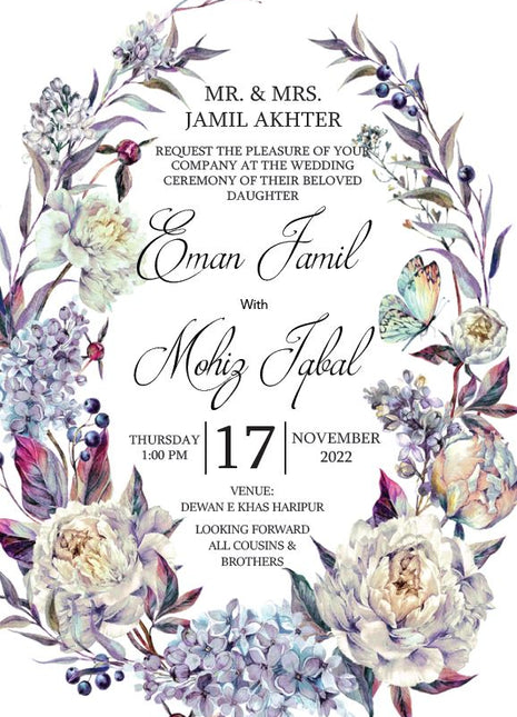 Customized Wedding Cards