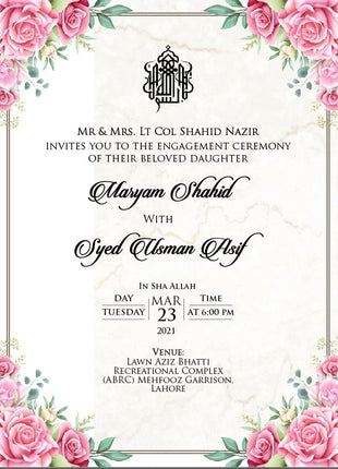 Customized Wedding Cards