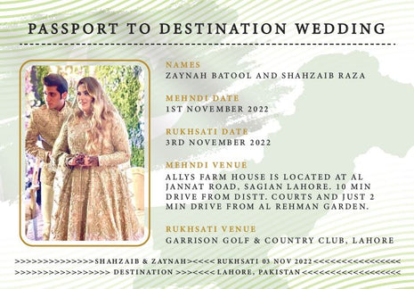 Customized Wedding Cards