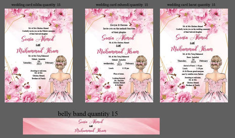 Customized Wedding Cards