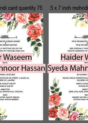 Customized Wedding Cards