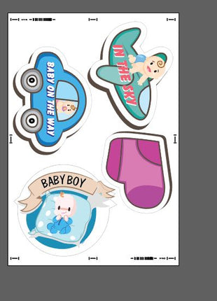 Customized Baby Shower Props