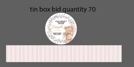 Premium Birth Announcement Tin Boxes – Custom Printed Baby Arrival Gifts & Methie Boxes in Pakistan