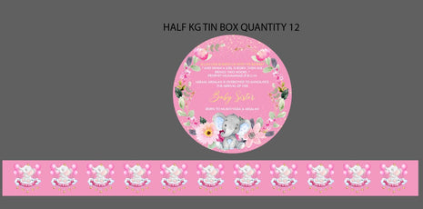 Premium Birth Announcement Tin Boxes – Custom Printed Baby Arrival Gifts & Methie Boxes in Pakistan