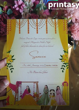 Customized Wedding Card