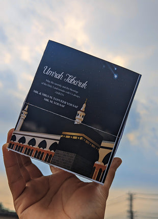 Hajj and Umrah Rectangular Card boxes