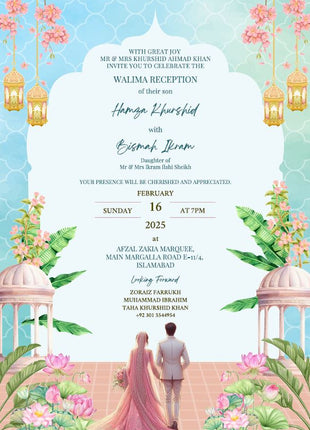 Customized Wedding Card
