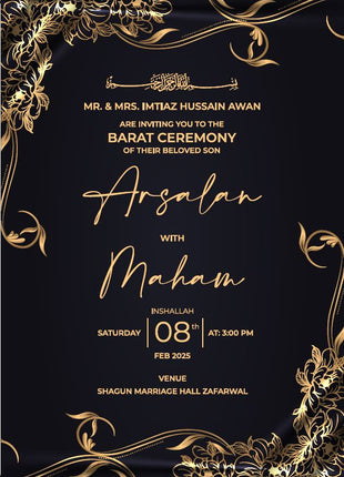 Customized Wedding Card