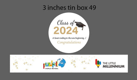 Graduation Tin Bid Box