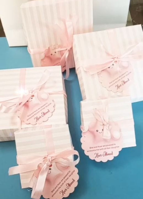 Baby Birth Announcement Boxes in Pakistan | Customized Methai & Sweet Boxes – Lowest Price