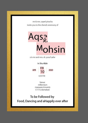 Customized Wedding Cards