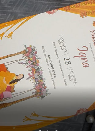 Customized Wedding Card