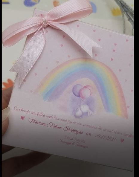 Baby Birth Announcement Boxes in Pakistan | Customized Methai & Sweet Boxes – Lowest Price