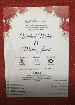 Customized Wedding Card