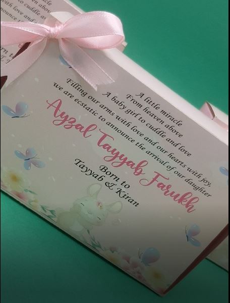 Baby Birth Announcement Boxes in Pakistan | Customized Methai & Sweet Boxes – Lowest Price