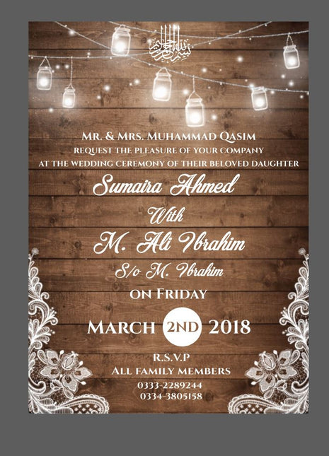 Customized Wedding Cards