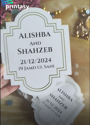 Customized Wedding Card