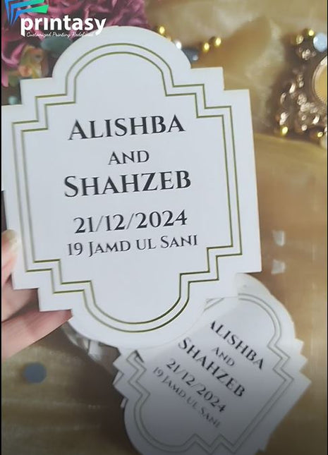 Customized Wedding Card