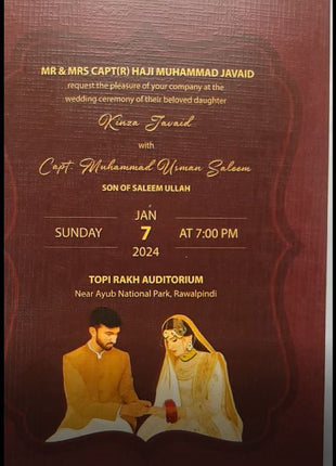 Customized Wedding Card
